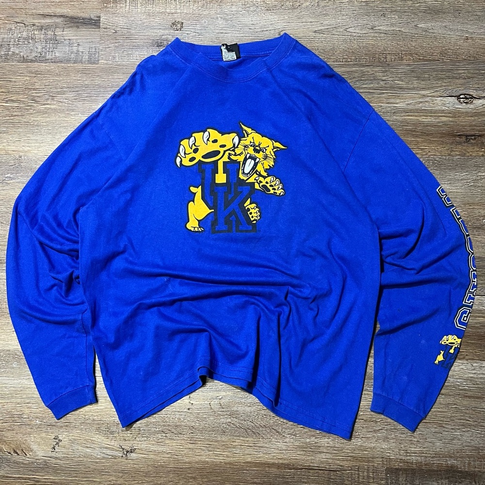 Vintage‎ University Of Kentucky STARTER Long Sleeve Shirt